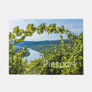 Piesport Moselle Grapes Vintage Vines Souvenir Doormat