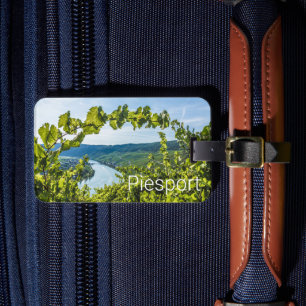 Piesport Moselle Grapes Vintage Vines Souvenir Luggage Tag