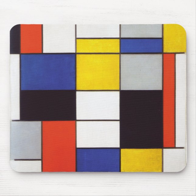 PIET MONDRIAAN - Compositon A 1923 Mouse Pad (Front)