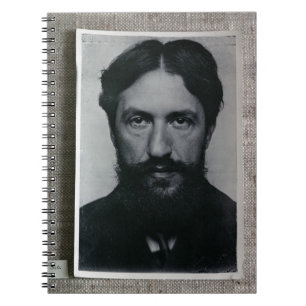 Piet Mondrian (1872-1944), c.1910 (b/w photo) Notebook