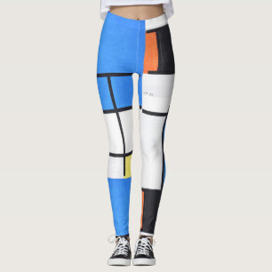 Piet Mondrian Abstract Leggings