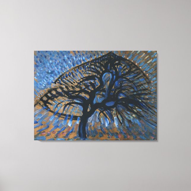 PIET MONDRIAN APPLE BLOSSOM TREE ABSTRACT PRINT (Front)