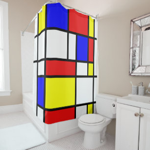 Piet Mondrian Art Style Modern Bright Colourful