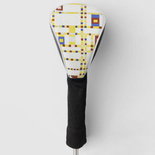 Piet Mondrian Broadway Boogie Woogie Abstract Art Golf Head Cover