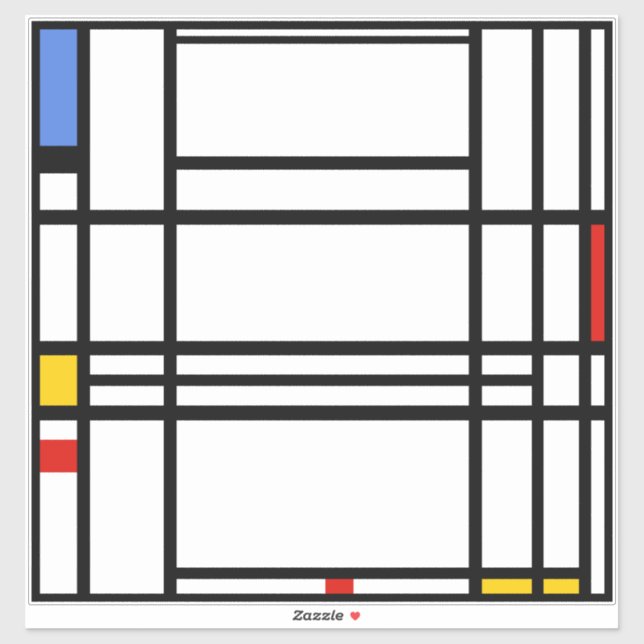 Piet Mondrian, Composition 10 (Sheet)