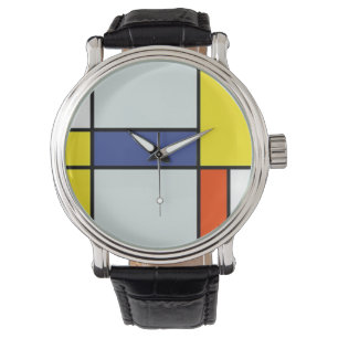 Piet Mondrian Composition A - Abstract Modern Art Watch