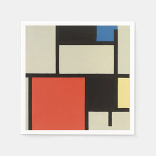 Piet Mondrian Composition Abstract Painting Napkin