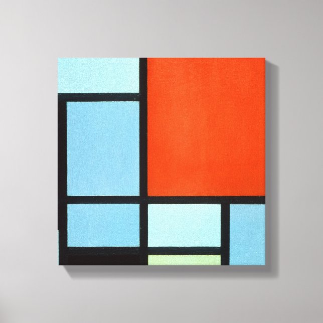 Piet Mondrian Composition Canvas Print (Front)