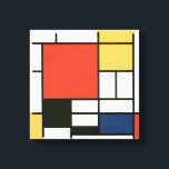 Piet Mondrian - Composition Canvas Print<br><div class="desc">Piet Mondrian - Composition with Red,  Yellow,  Blue and Black</div>