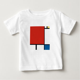 Piet Mondrian - Composition Geometric Abstract Baby T-Shirt
