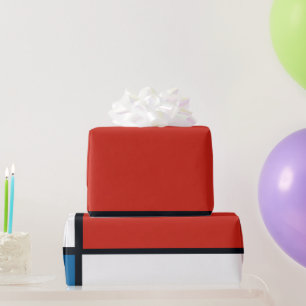 Piet Mondrian - Composition Geometric Abstract Wrapping Paper