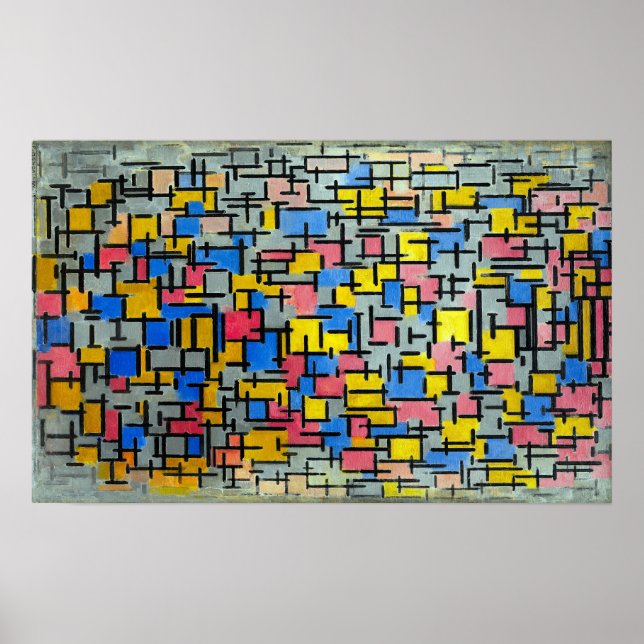Piet Mondrian Composition Poster (Front)
