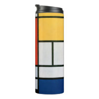 Piet Mondrian Composition Red Yellow Blue Print