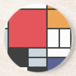 Piet Mondrian - Composition with Large Red Plane Coaster