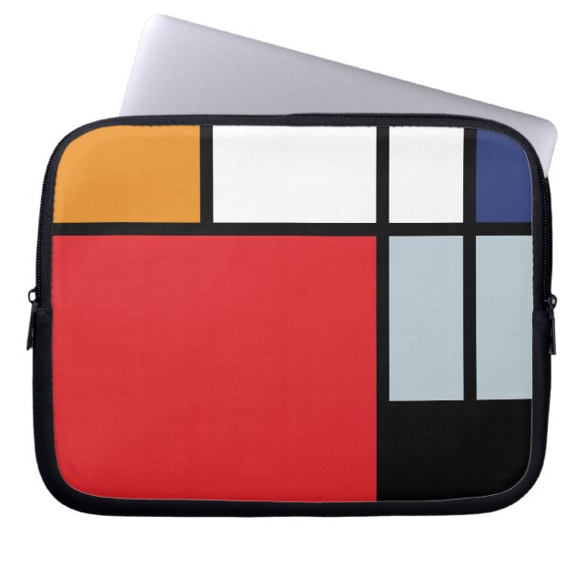 Piet Mondrian - Composition with Large Red Plane Laptop Sleeve (Front)