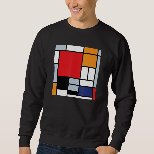 Piet Mondrian - Composition with Large Red Plane M Sweatshirt (Front)