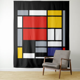 Piet Mondrian, Composition with Large Red Plane Tapestry