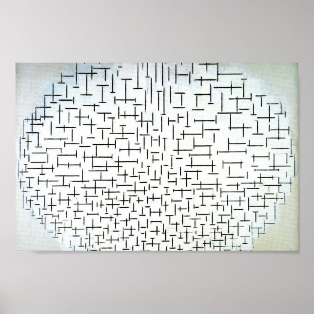 Piet Mondrian Modern Art Poster (Front)