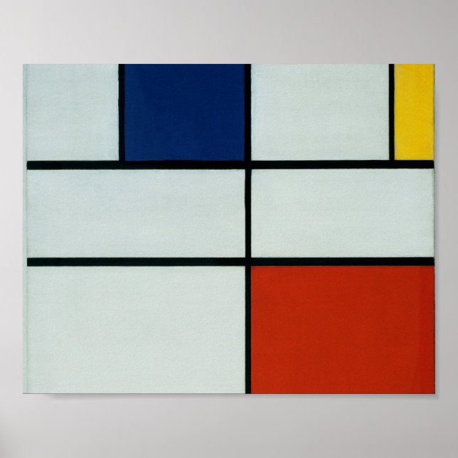 Piet Mondrian Modern Art Poster (Front)