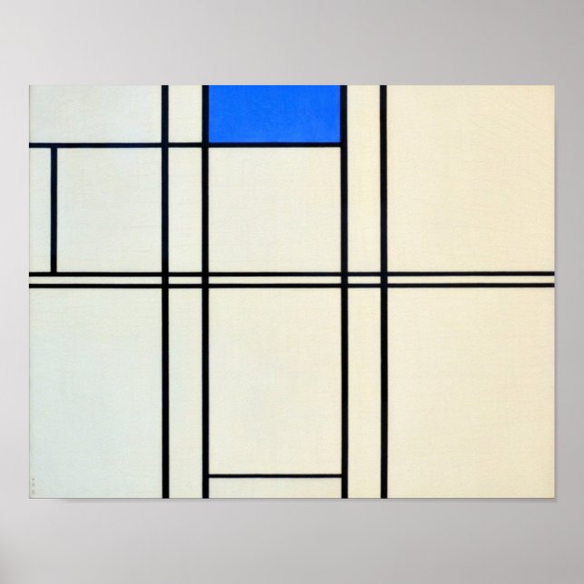 Piet Mondrian Modern Art Poster (Front)