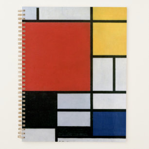 Piet Mondrian Rouge Bleu Jaune Art Abstrait