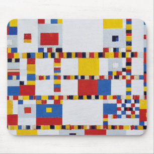 piet mondrian , victory.boogie-woogie mouse pad