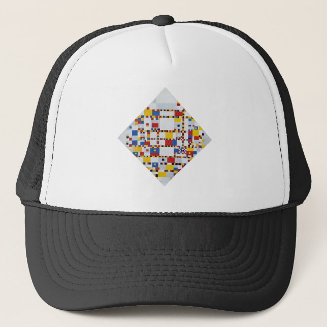 piet mondrian , victory.boogie-woogie trucker hat (Front)