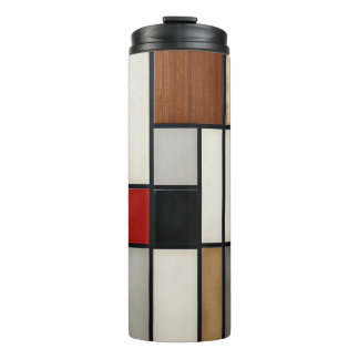 Piet Mondrian Vintage Thermal Tumbler