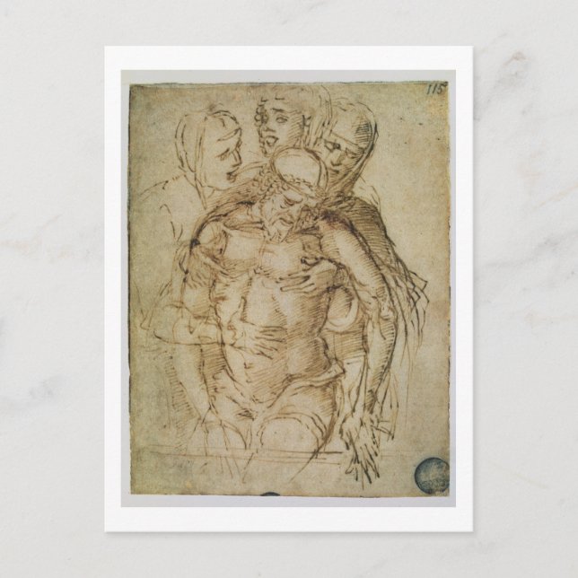 Pieta, attributed to either Giovanni Bellini (c.14 Postcard (Front)