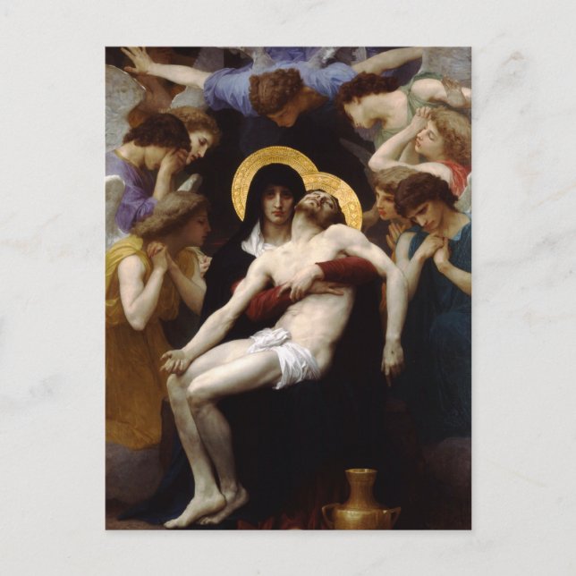 Pieta by Bouguereau Postcard (Front)