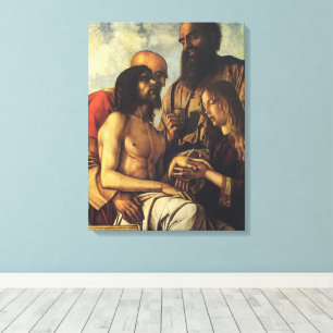 Pieta by Giovanni Bellini, Renaissance Fine Art Canvas Print