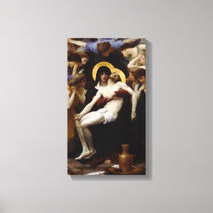 Pieta by William-Adolphe Bouguereau Canvas Print