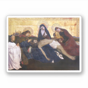 Pietà de Villeneuve-lès-Avignon Sticker Carré