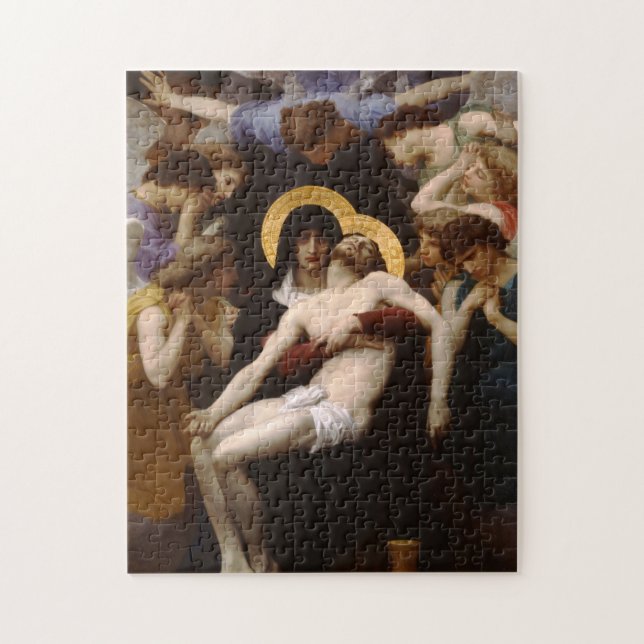 Pieta de William Bouguereau Puzzle (Vertical)
