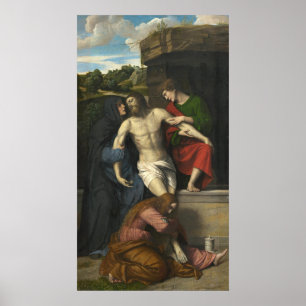 Pietà - Moretto da Brescia Fine Art Poster