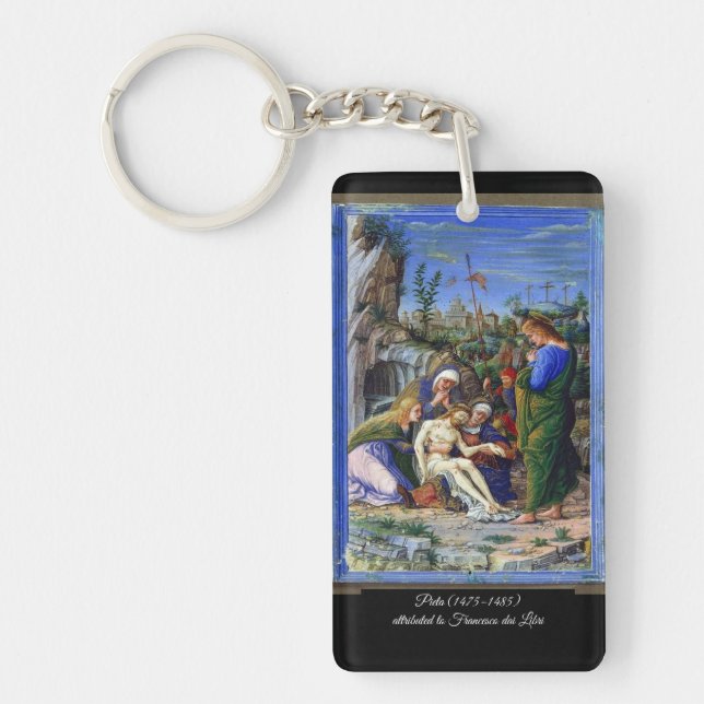 Pieta of Jesus Christ Keychain (Front)