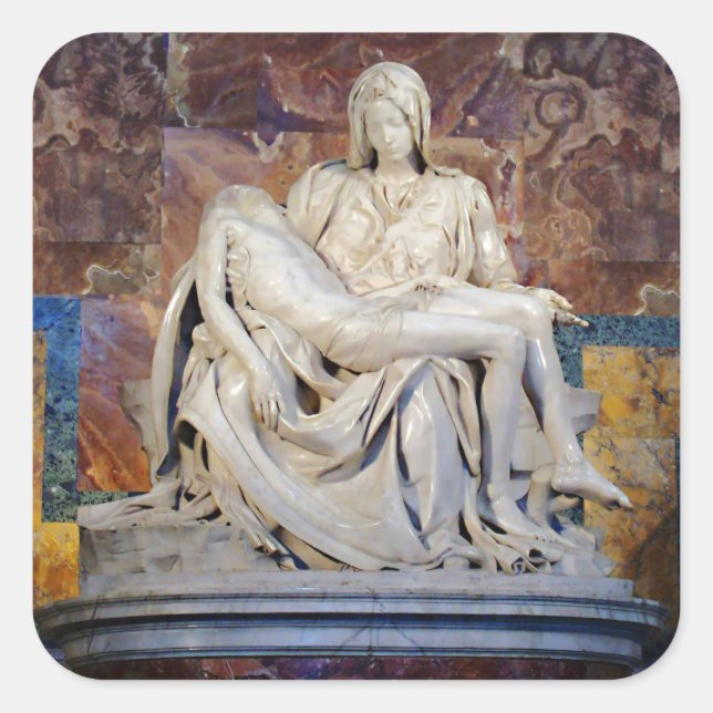 Pieta par Michelangelo Sticker (Devant)