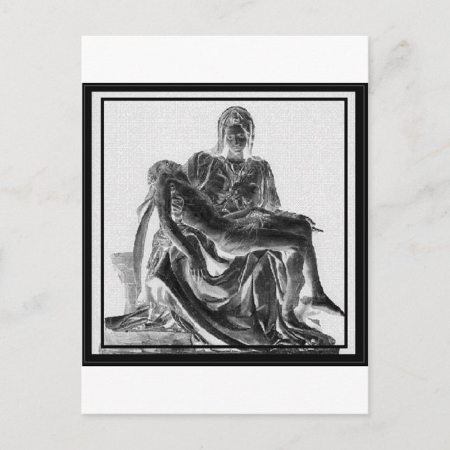 Pieta Tone Postcard (Front)