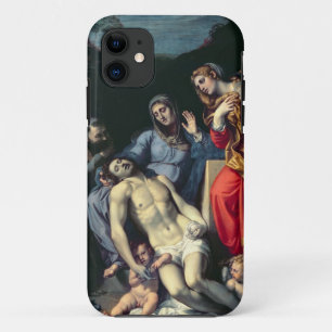 Pieta with St. Francis and St. Mary Magdalene, c.1 iPhone 11 Case