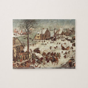 Pieter Bruegel - Census at Bethlehem Jigsaw Puzzle