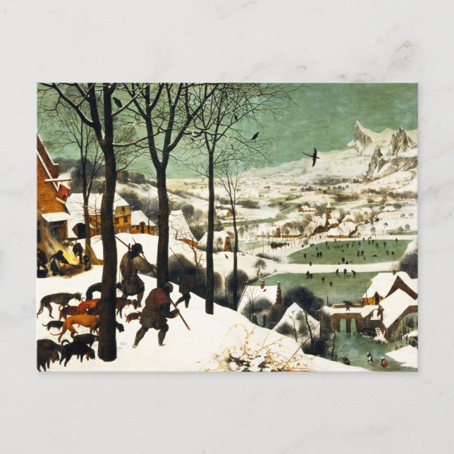 Pieter Bruegel Hunters dans la carte postale de ne (Devant)