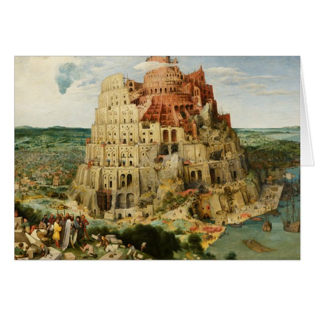Pieter Bruegel l'Ancien - La Tour de Babel (Devant horizontal)