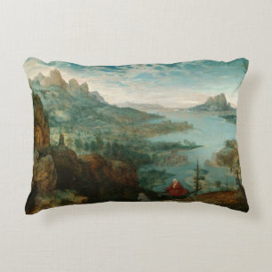 Pieter Bruegel - Landscape with flight into Egypt Accent Pillow