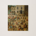 Pieter Bruegel the Elder - Children’s Games Jigsaw Puzzle<br><div class="desc">Pieter Bruegel the Elder - Children’s Games,  1560.</div>