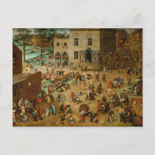 Pieter Bruegel the Elder - Children’s Games Postcard