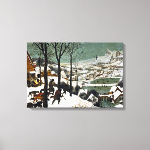 Pieter Bruegel the Elder Hunters in the Snow Canvas Print