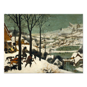 Pieter Bruegel the Elder - Hunters in the Snow Photo Print