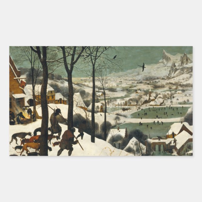 Pieter Bruegel the Elder - Hunters in the Snow Sticker (Front)