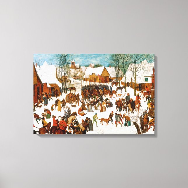 Pieter Bruegel the Elder-Massacre of the Innocents Canvas Print (Front)