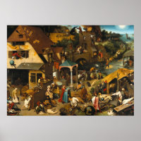 Pieter Bruegel the Elder- Netherlandish Proverbs